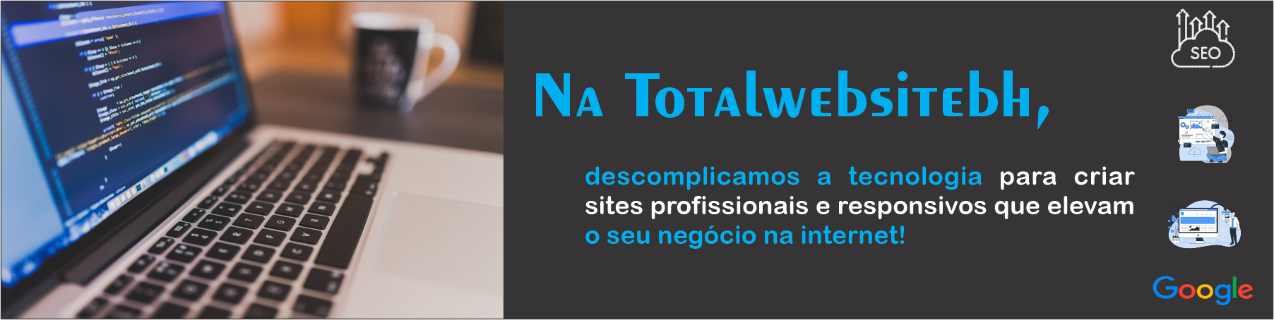 Total Website BH - Desenvolvimento WEB, criação e hospedagem de sites profissionais, com SEO orgânico bem posicionado em motores de busca em Belo Horizonte